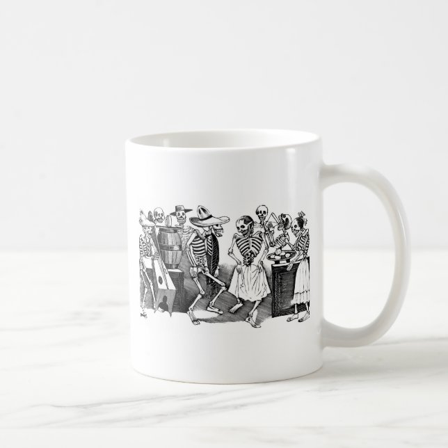 "Dancing the Jarabe in the Other World" Coffee Mug (Right)
