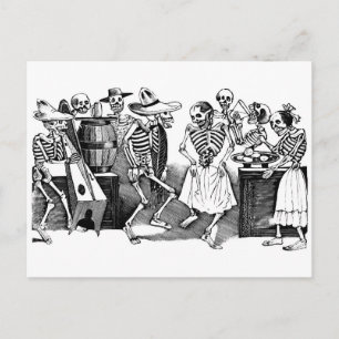 "Dancing the Jarabe in the Other World" Postcard