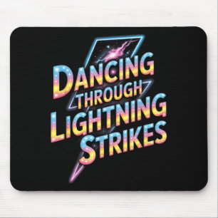 Dancing Through The Lightning Strike Dancer Motiva Mouse Pad
