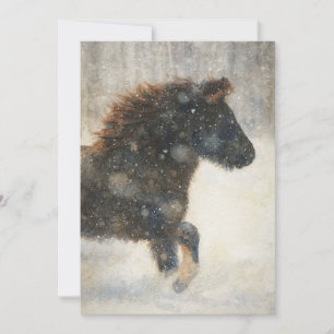 Dancing Through the Snow Holiday Card