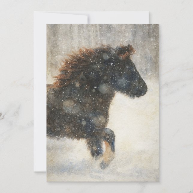 Dancing Through the Snow Holiday Card (Front)