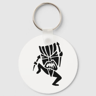 Dancing Tiki Man Key Ring