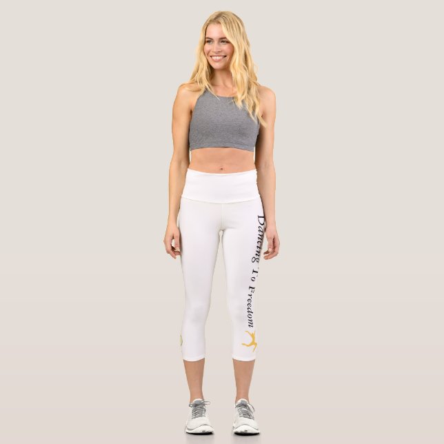 Dancing To Freedom Brand High-waist Capris (Front)