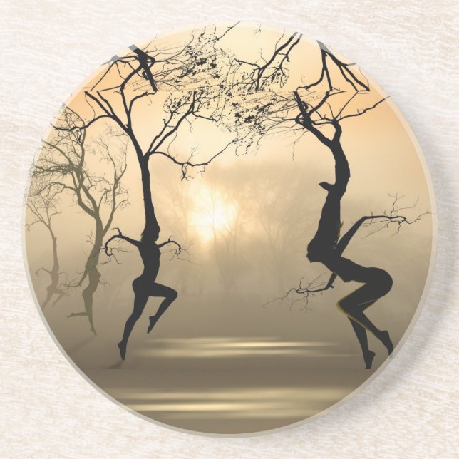 Dancing Trees Coaster (Front)