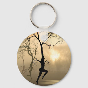 Dancing Trees Key Ring