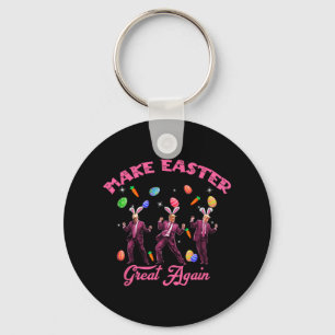 Dancing Trump Make Easter Great Again Humourous Ea Key Ring