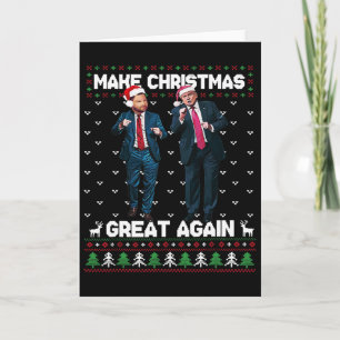Dancing Trump Santa And Dj Vance Make Christmas Gr Card