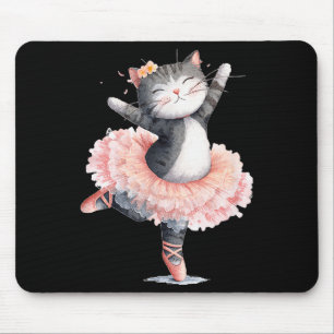 Dancing Tutu Cat Costume For Cats Lovers  Mouse Pad
