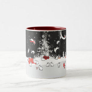 DANCING Two-Tone COFFEE MUG