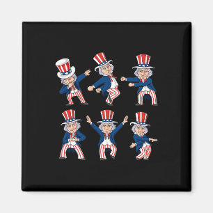 Dancing Uncle Sam 4th Of July Dance Challenge Boys Magnet