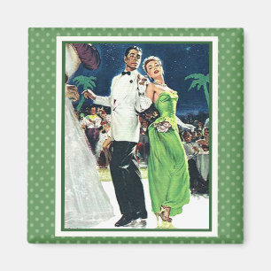Dancing Under the Stars 1947 Vintage Magnet