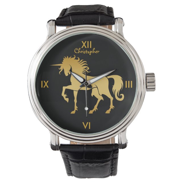 Dancing Unicorn Silhouette Watch (Front)