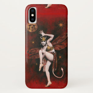 Dancing Vintage Devil Lady iPhone X Case