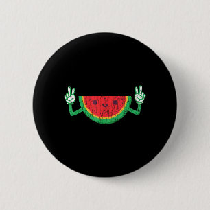 Dancing Watermelon Funny Summer Fruit Lover 6 Cm Round Badge