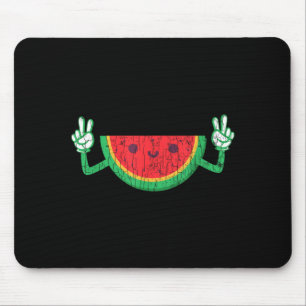 Dancing Watermelon Funny Summer Fruit Lover Mouse Pad
