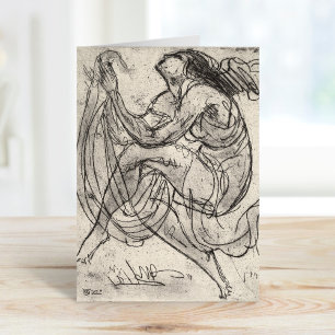 Dancing Wilhelm Oesterle Card