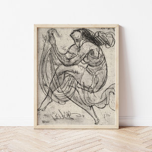 Dancing   Wilhelm Oesterle Poster