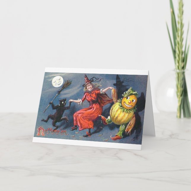 Dancing Witch in Moonlight Card (Front)