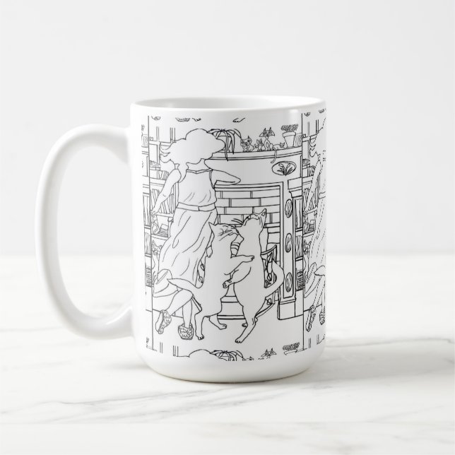 Dancing With Cats 🐈  Coffee Mug (Left)