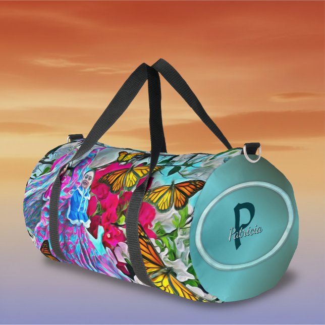 Dancing with Flowers & Butterflies PV01 Duffle Bag (Creator Uploaded)