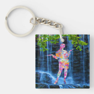 Dancing with Nature Key Ring