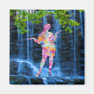 Dancing with Nature Magnet