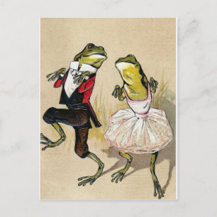 Dancing With the Frogs Postcard