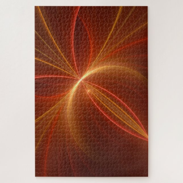Dancing With The Light Modern Abstract Fractal Art Jigsaw Puzzle (Vertical)