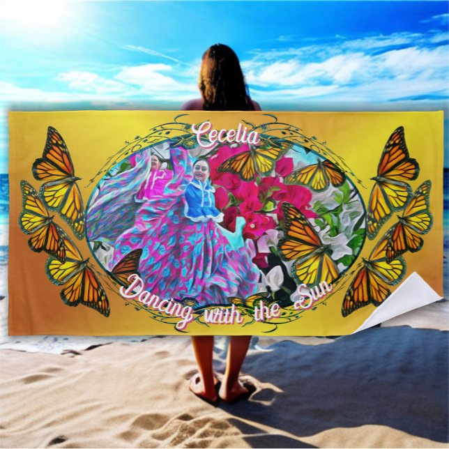 Dancing with the Sun PV01 Beach Towel (Creator Uploaded)