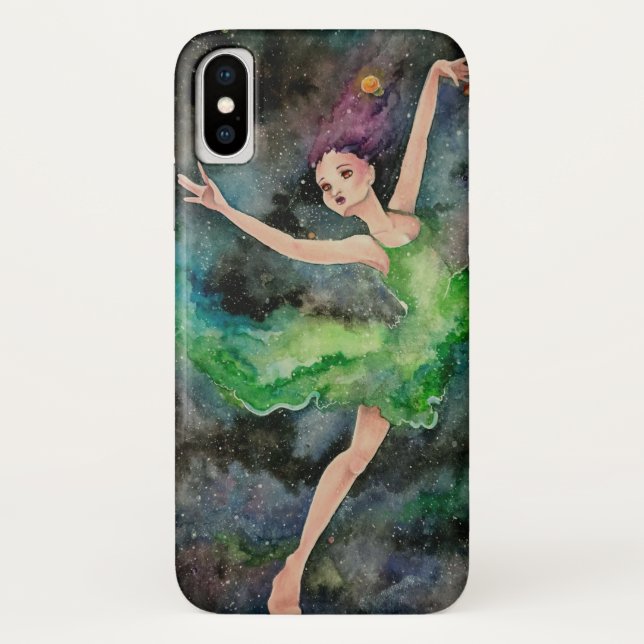 Dancing With the Universe Iphone Case (Back)