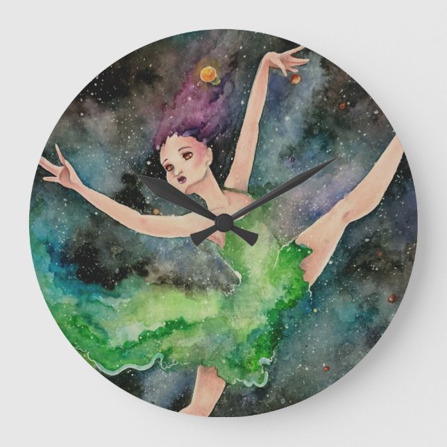 Dancing With the Universe Wall Clock (Front)
