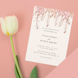 Dancing with the whisper of wind Wedding Invitation