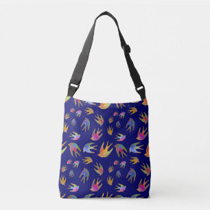 Dancing with the Wind Midnight Crossbody Bag