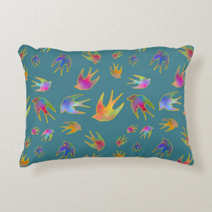 Dancing with the Wind on a Tranquil Twilight Decorative Cushion
