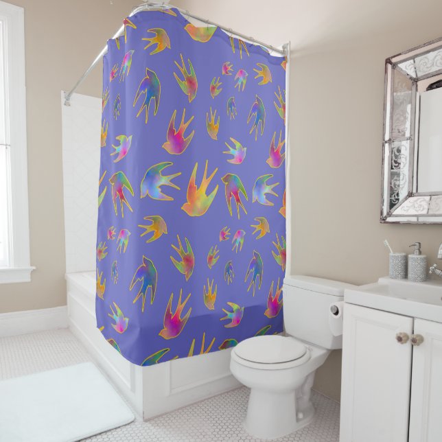 Dancing with the Wind Shower Curtain (In Situ)
