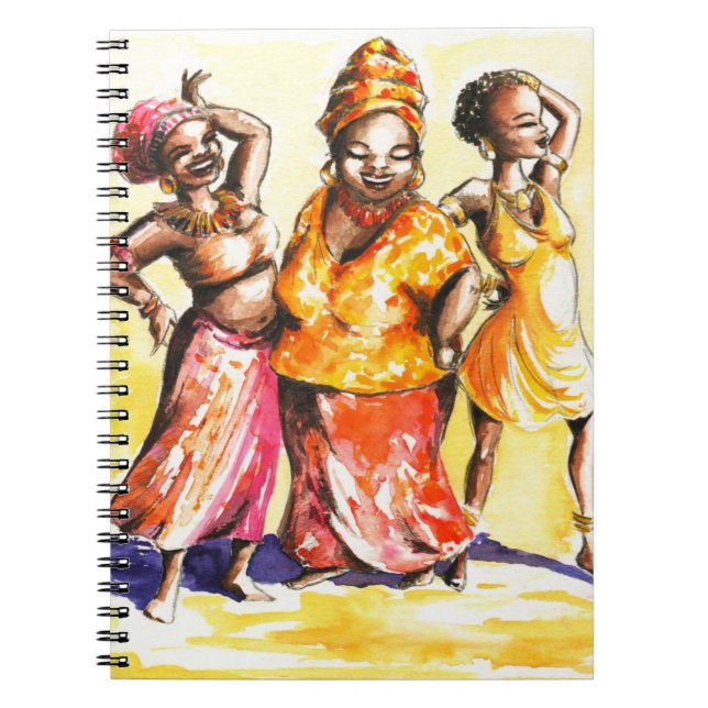 Dancing women notebook (Front)