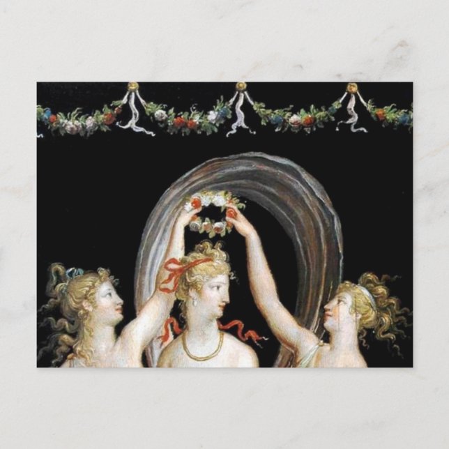 Dancing Women Postcard (Front)