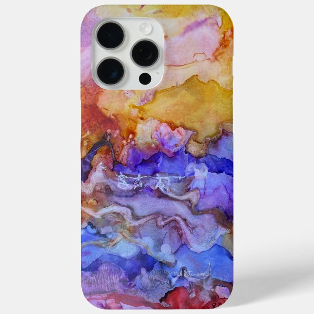 Dancing World Dreamscape Abstract Art Poster Case-Mate iPhone Case (Back)
