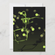 Dancing X-Ray Skeleton - Lime Green