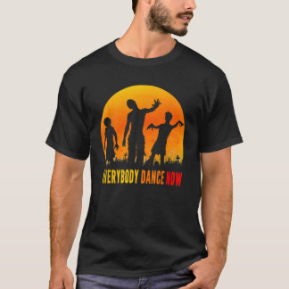 Dancing Zombies Halloween Party Costume Everybody T-Shirt