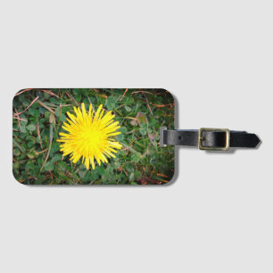 Dandelion and Clovers Luggage Tag