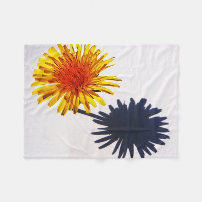 Dandelion and Shadow fbcna Fleece Blanket (Front (Horizontal))