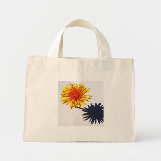 Dandelion and Shadow ttcna Mini Tote Bag (Front)