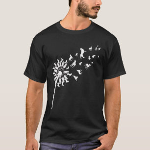 Dandelion Animal Dog  Black Labrador Owner Black L T-Shirt