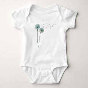 Dandelion  baby bodysuit