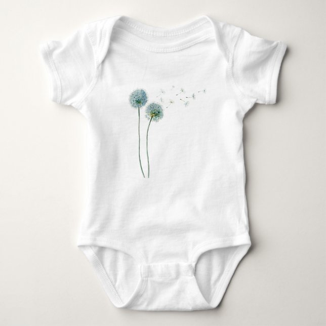 Dandelion  baby bodysuit (Front)