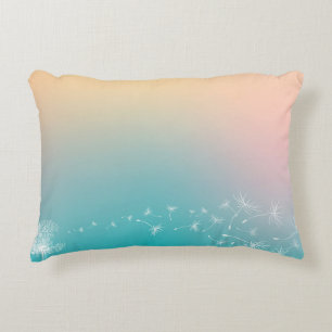 Dandelion background dandelion decorative cushion
