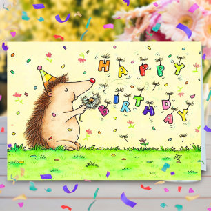 Dandelion Birthday Greeting Card