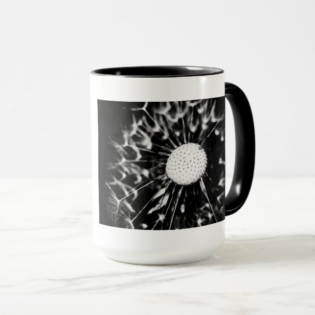 dandelion blacq mug (Front Right)