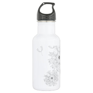 Dandelion Blossoms Vines Romantic Wedding Shower 532 Ml Water Bottle